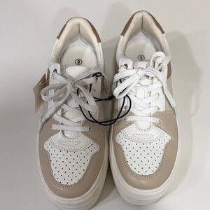 Falls Creek White and Brown Footwear